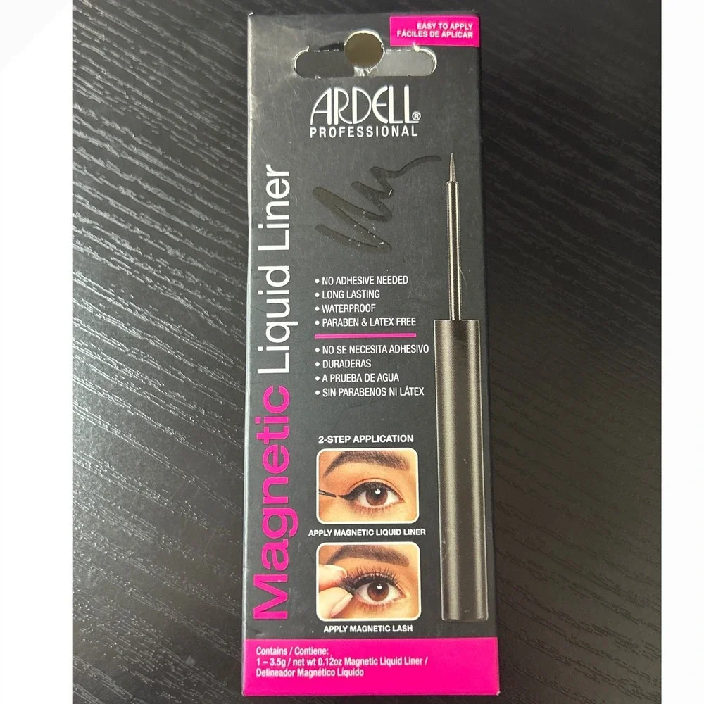 Ardell Professional Magnetic Liquid Eyeliner Black Waterproof Easy Apply 0.12oz
